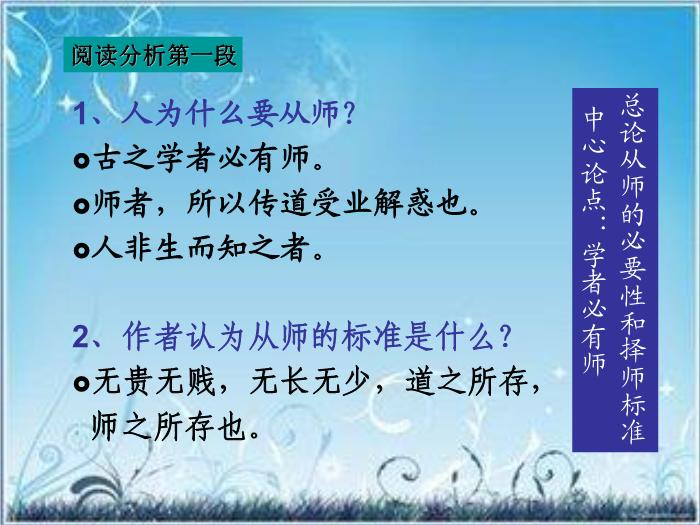 2016粵教版語文必修四第17課 師說 ppt課件1第12頁