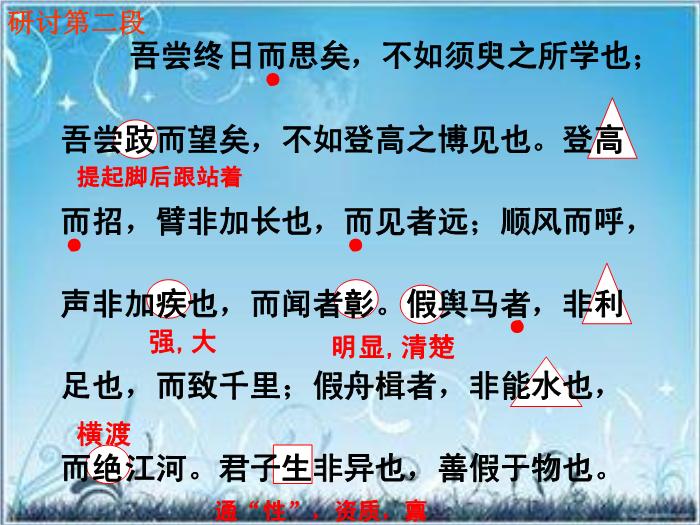 2016粵教版語文必修四第15課 勸學 （節選）ppt課件第12頁
