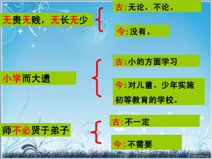 2016粵教版語文必修四第17課 師說 ppt課件3第10頁