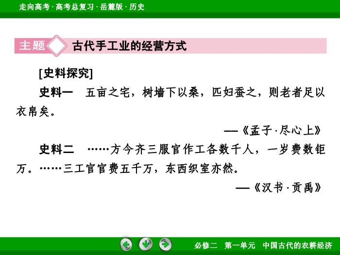 TOP432017年高考歷史岳麓版一輪復習必修2第1單元　中國古代的農耕經濟 第15講 第3課時.ppt文檔免費在線閱讀預覽圖（14）