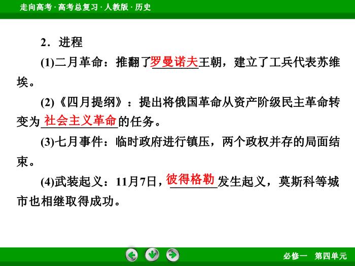 TOP562017版高考歷史（人教版）一輪總復習：必修1 第4單元 從科學社會主義理論到社會主義制度的建立第10講 考點2.ppt文檔免費在線閱讀第7頁