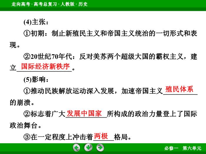 TOP522017版高考歷史（人教版）一輪總復習：必修1 第6單元 當今世界政治格局的多極化趨勢 第14講 考點1.ppt文檔免費在線閱讀第10頁