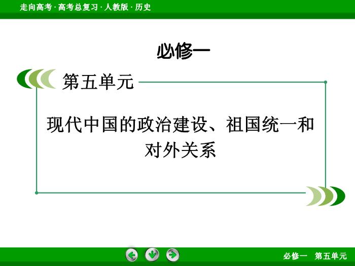 TOP562017版高考歷史（人教版）一輪總復習：必修1 第5單元 現代中國的政治建設、祖國統一和對外關系第12講 考點2.ppt文檔免費在線閱讀第2頁