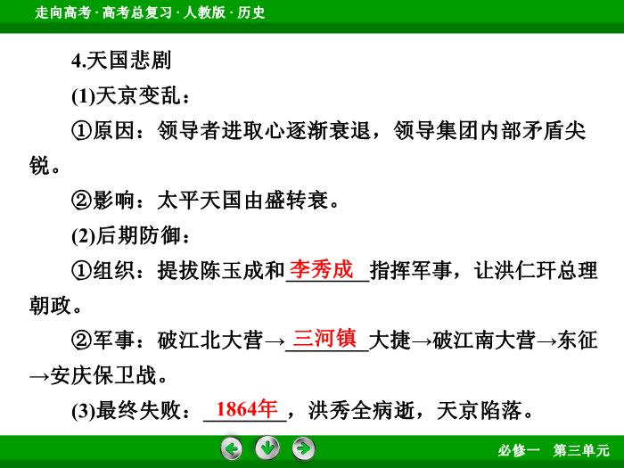 TOP502017版高考歷史（人教版）一輪總復習：必修1 第3單元 近代中國反侵略、求民主的潮流第7講 考點1.ppt文檔免費在線閱讀第8頁