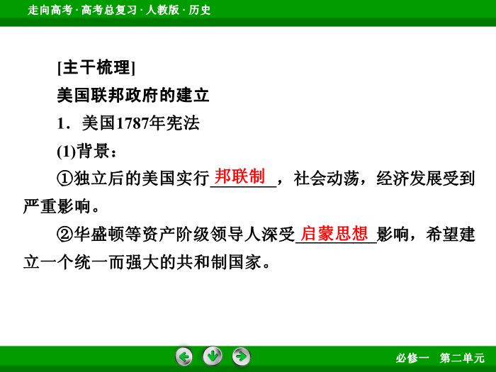 TOP542017版高考歷史（人教版）一輪總復習：必修1 第2單元 古代希臘、羅馬和近代西方的政治制度 第4講 考點2.ppt文檔免費在線閱讀第6頁