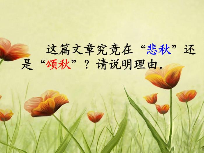 TOP10《故都的秋》教學課件.ppt文檔免費在線閱讀第10頁
