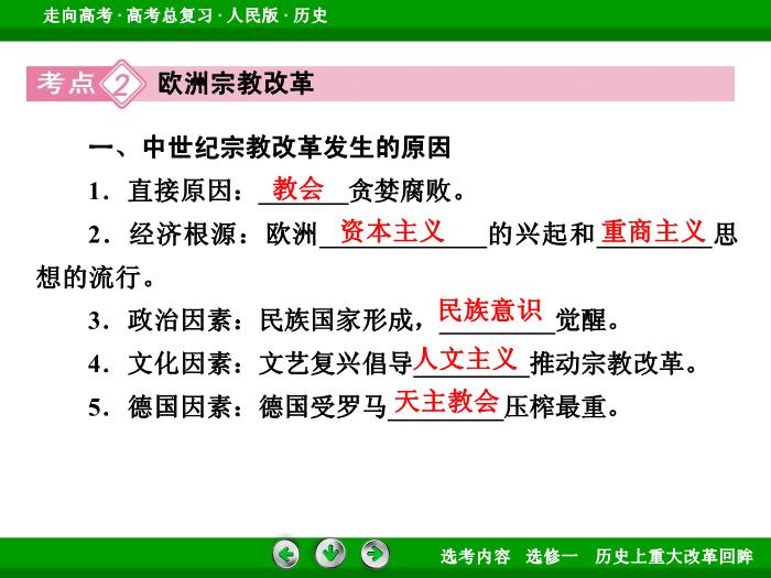 TOP332017年高考歷史人民版一輪復習選修一　歷史上重大改革回眸第40講.ppt文檔免費在線閱讀第12頁