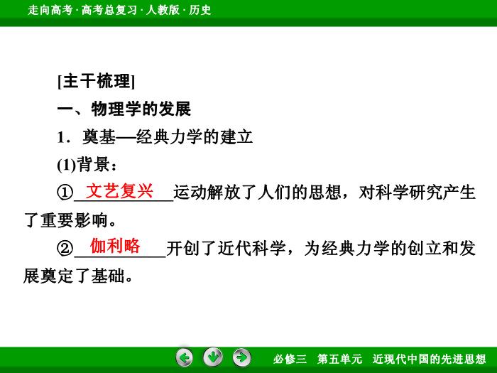 TOP642017版高考歷史（人教版）一輪總復習：必修3 第5單元 近代以來的世界科學發展歷程與19世紀以來的世界文學藝術第35講 考點1.ppt文檔免費在線閱讀第6頁