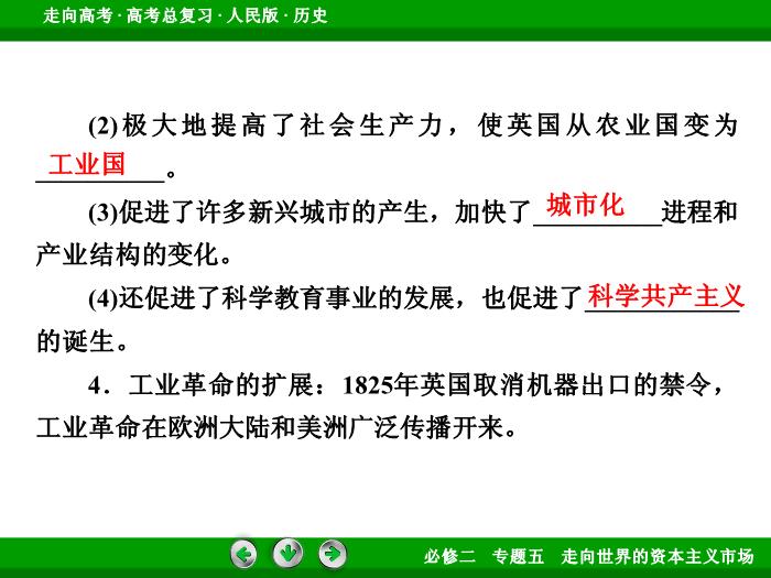 TOP422017年高考歷史人民版一輪復習必修2專題5　走向世界的資本主義市場第23講 課時1.ppt文檔免費在線閱讀預覽圖（12）