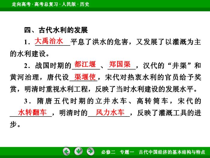 TOP412017年高考歷史人民版一輪復習必修2專題1　古代中國經濟的基本結構與特點第16講.ppt文檔免費在線閱讀第13頁