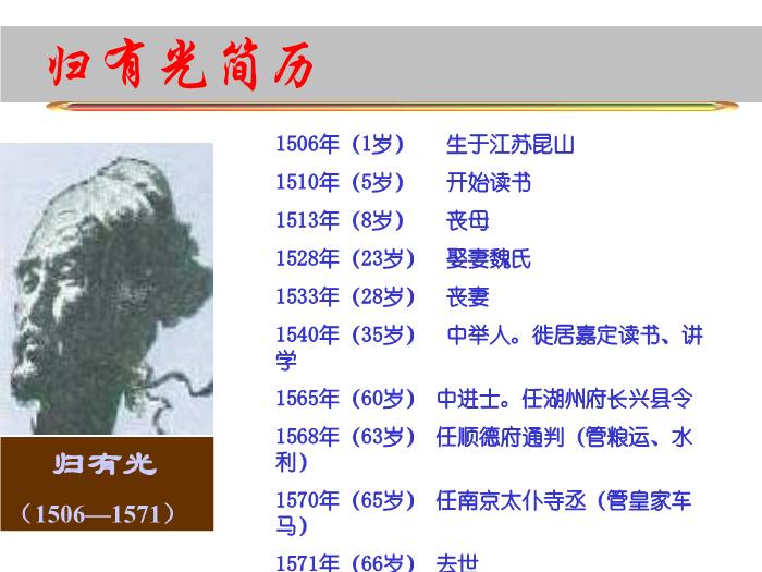 TOP29語文北師大版必修一3.8《項脊軒志》課件（共81張PPT）.ppt文檔免費在線閱讀第10頁