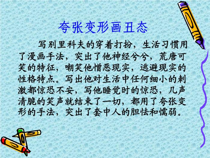 13《裝在套子里的人》教學課件文檔第12頁