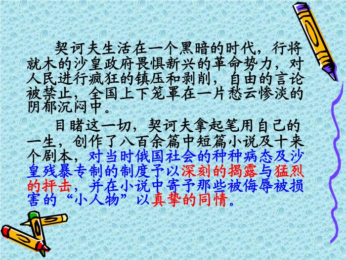 13《裝在套子里的人》教學課件文檔第3頁