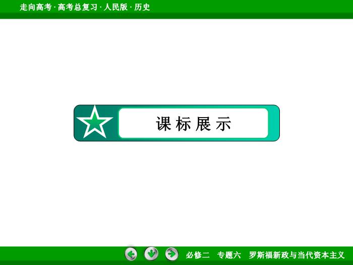 TOP432017年高考歷史人民版一輪復習必修2專題6　羅斯福新政與當代資本主義第24講 課時1.ppt文檔免費在線閱讀