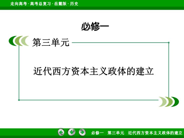 TOP462017年高考歷史岳麓版一輪復習必修1第3單元　近代西方資本主義政體的建立 第5講 第2課時.ppt文檔免費在線閱讀預覽圖（2）
