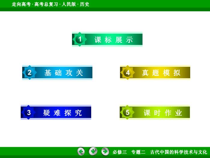 TOP392017年高考歷史人民版一輪復習必修3專題2　古代中國的科學技術與文化第30講.ppt文檔免費在線閱讀第4頁