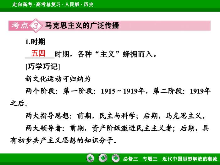 TOP422017年高考歷史人民版一輪復習必修3專題3　近代中國思想解放的潮流第32講 課時2.ppt文檔免費在線閱讀第14頁