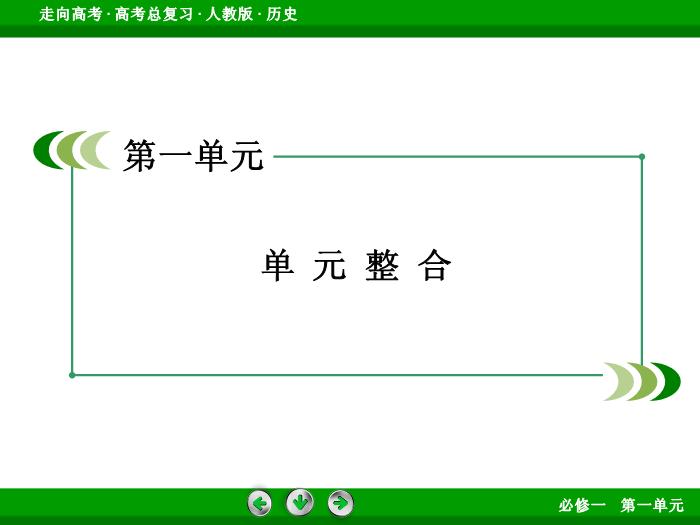 TOP442017版高考歷史（人教版）一輪總復習：必修1 第1單元 古代中國的政治制度 單元整合1.ppt文檔免費在線閱讀第3頁