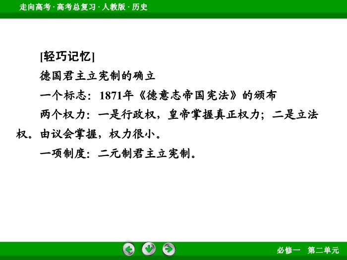 TOP542017版高考歷史（人教版）一輪總復習：必修1 第2單元 古代希臘、羅馬和近代西方的政治制度 第5講 考點2.ppt文檔免費在線閱讀第10頁