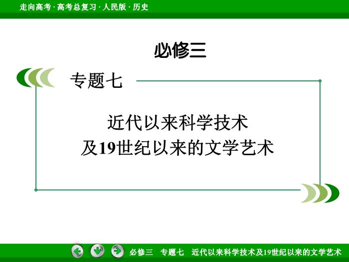 TOP512017年高考歷史人民版一輪復習必修3專題7　近代以來科學技術及19世紀以來的文學藝術第37講 課時1.ppt文檔免費在線閱讀第2頁