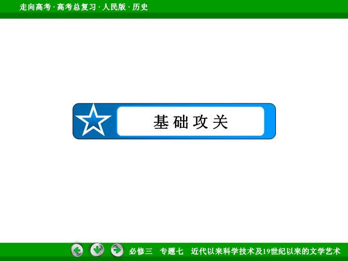 TOP512017年高考歷史人民版一輪復習必修3專題7　近代以來科學技術及19世紀以來的文學藝術第37講 課時1.ppt文檔免費在線閱讀第7頁