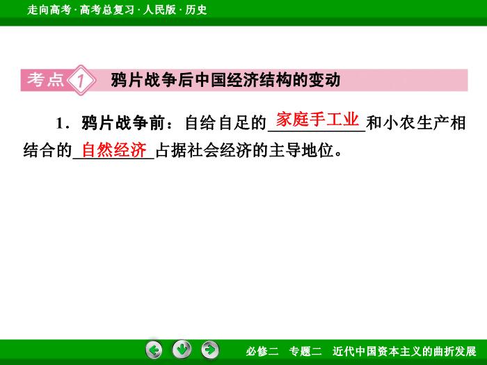 TOP402017年高考歷史人民版一輪復習必修2專題2　近代中國資本主義的曲折發展第18講.ppt文檔免費在線閱讀第8頁