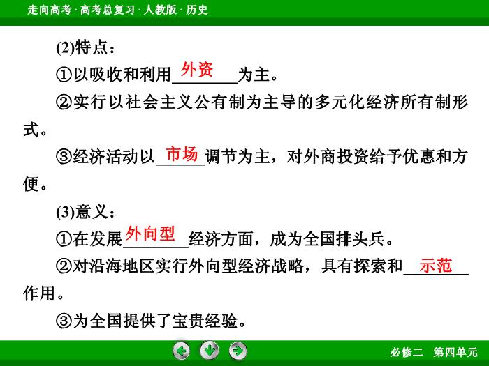 TOP622017版高考歷史（人教版）一輪總復習：必修2 第4單元 中國特色社會主義建設的道路和近現代社會生活的變遷 第21講 考點2.ppt文檔免費在線閱讀第7頁