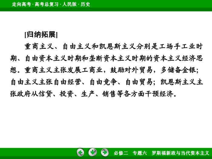 TOP432017年高考歷史人民版一輪復習必修2專題6　羅斯福新政與當代資本主義第24講 課時2.ppt文檔免費在線閱讀