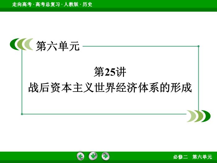 TOP442017版高考歷史（人教版）一輪總復習：必修2 第6單元 世界經濟的全球化趨勢 第25講.ppt文檔免費在線閱讀第3頁