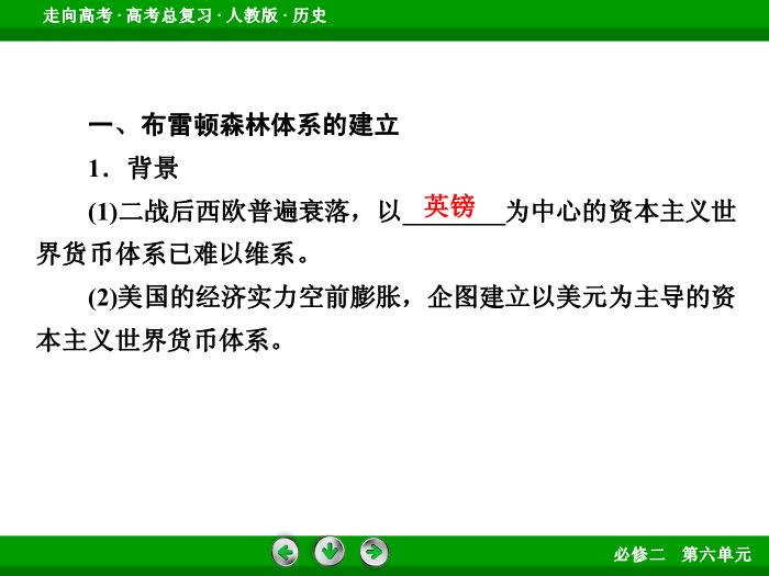 TOP442017版高考歷史（人教版）一輪總復習：必修2 第6單元 世界經濟的全球化趨勢 第25講.ppt文檔免費在線閱讀第9頁