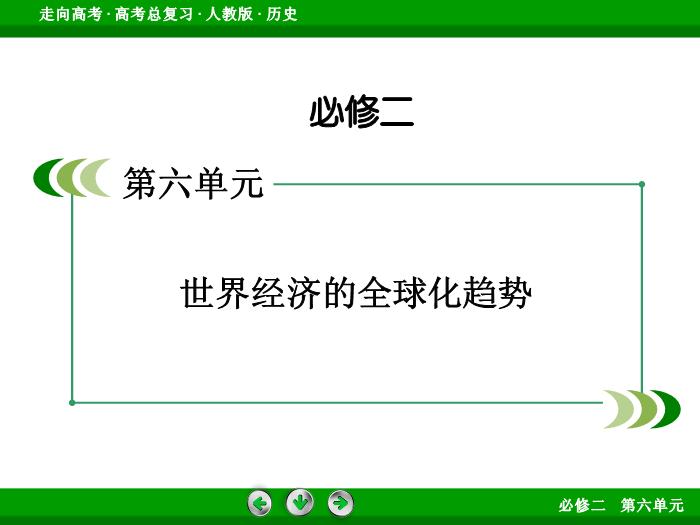TOP482017版高考歷史（人教版）一輪總復習：必修2 第6單元 世界經濟的全球化趨勢 第26講 考點1.ppt文檔免費在線閱讀第2頁