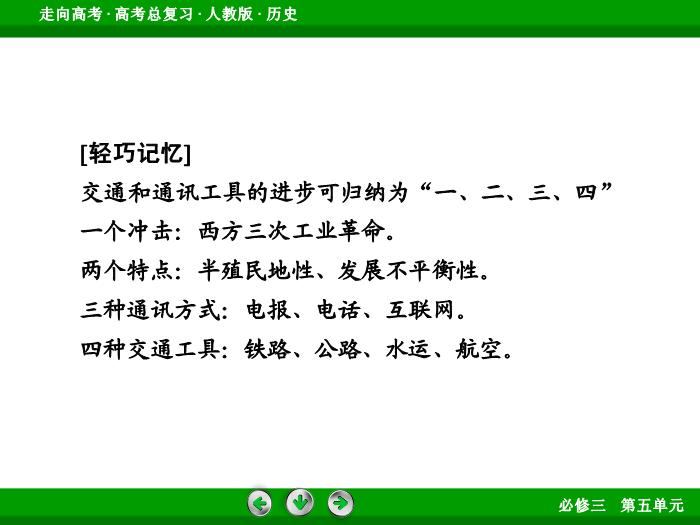622017版高考歷史（人教版）一輪總復習：必修2 第4單元 中國特色社會主義建設的道路和近現代社會生活的變遷 第22講 考點2文檔第14頁