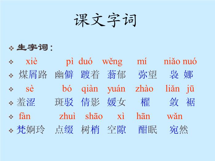 422016春高中語文（蘇教版必修二）教學課件：第四專題 《荷塘月色》（共49張PPT）文檔第5頁