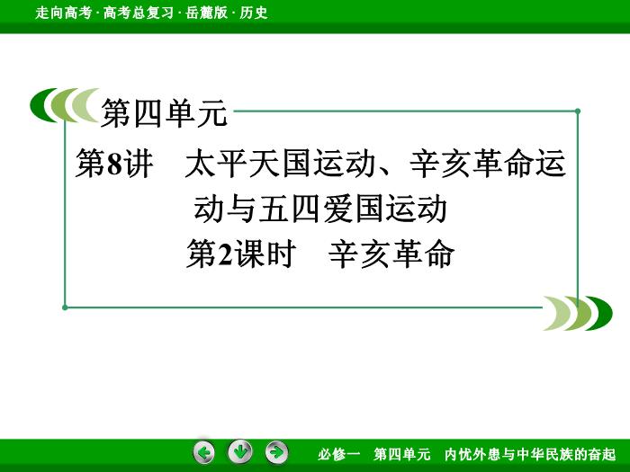 TOP452017年高考歷史岳麓版一輪復習必修1第4單元　內憂外患與中華民族的奮起 第8講 第2課時.ppt文檔免費在線閱讀預覽圖（3）