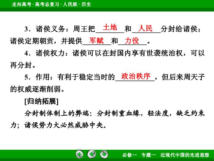 TOP352017年高考歷史人民版一輪復習必修1專題1　古代中國的政治制度第1講.ppt文檔免費在線閱讀第10頁