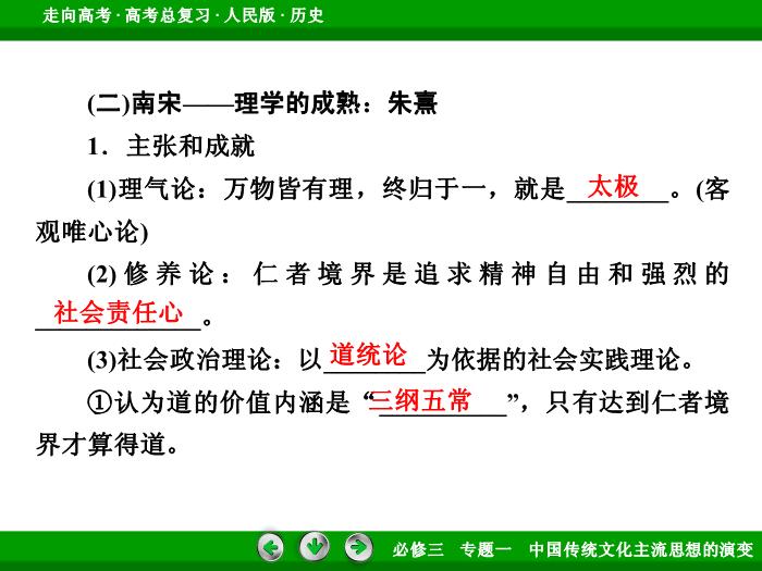 TOP442017年高考歷史人民版一輪復習必修3專題1　中國傳統文化主流思想的演變第29講 課時1.ppt文檔免費在線閱讀第10頁
