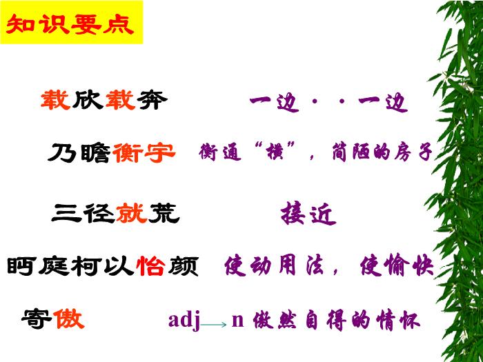 TOP33語文北師大版必修三3.9《歸去來兮辭_并序》課件（共66張PPT）.ppt文檔免費在線閱讀第13頁