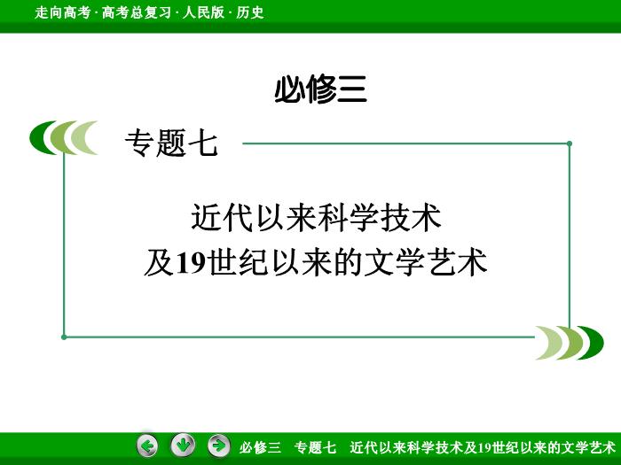 TOP472017年高考歷史人民版一輪復習必修3專題7　近代以來科學技術及19世紀以來的文學藝術第38講.ppt文檔免費在線閱讀第2頁