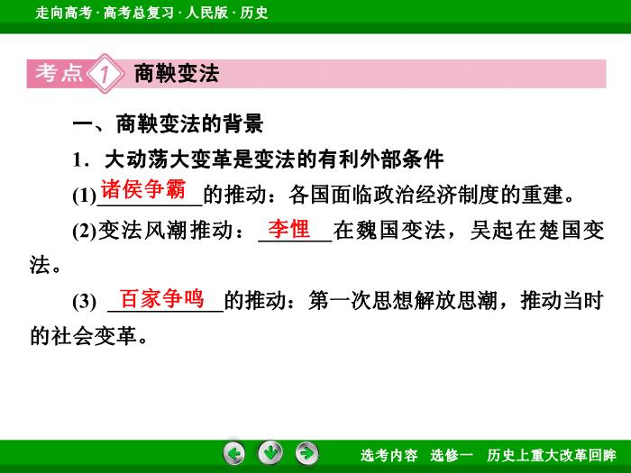 TOP332017年高考歷史人民版一輪復習選修一　歷史上重大改革回眸第39講.ppt文檔免費在線閱讀第8頁