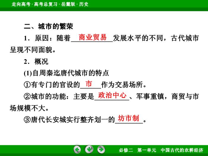 TOP432017年高考歷史岳麓版一輪復習必修2第1單元　中國古代的農耕經濟 第16講 第1課時.ppt文檔免費在線閱讀預覽圖（10）