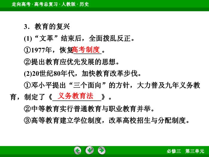 TOP672017版高考歷史（人教版）一輪總復習：必修3 第3單元 古代中國的科學技術、文學藝術與現代中國的科技、教育與文學藝術第32講 考點2.ppt文檔免費在線閱讀第11頁