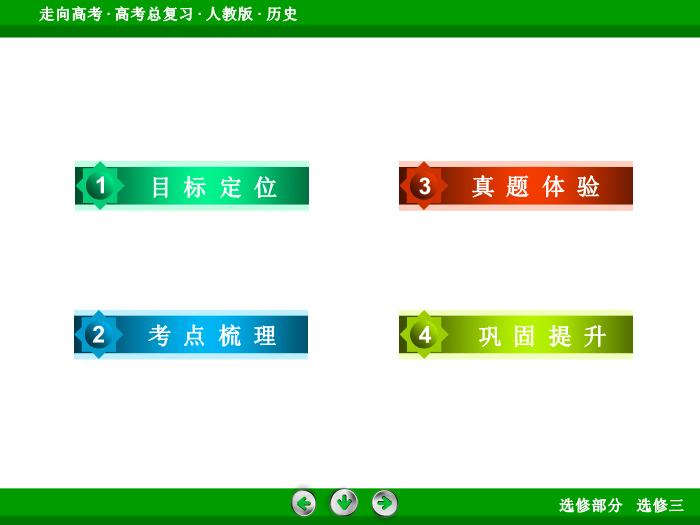 TOP392017版高考歷史（人教版）一輪總復習：選修3　20世紀的戰爭與和平 第43講.ppt文檔免費在線閱讀第4頁