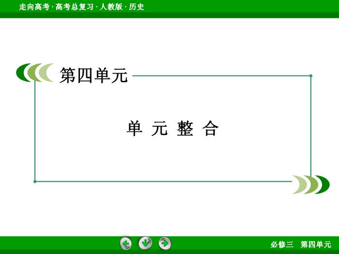TOP642017版高考歷史（人教版）一輪總復習：必修3 第4單元 近代中國的思想解放潮流與20世紀以來中國重大思想理論成果  單元整合4.ppt文檔免費在線閱讀第3頁
