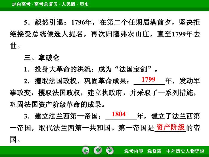TOP322017年高考歷史人民版一輪復習選修四　中外歷史人物評說第51講.ppt文檔免費在線閱讀第10頁