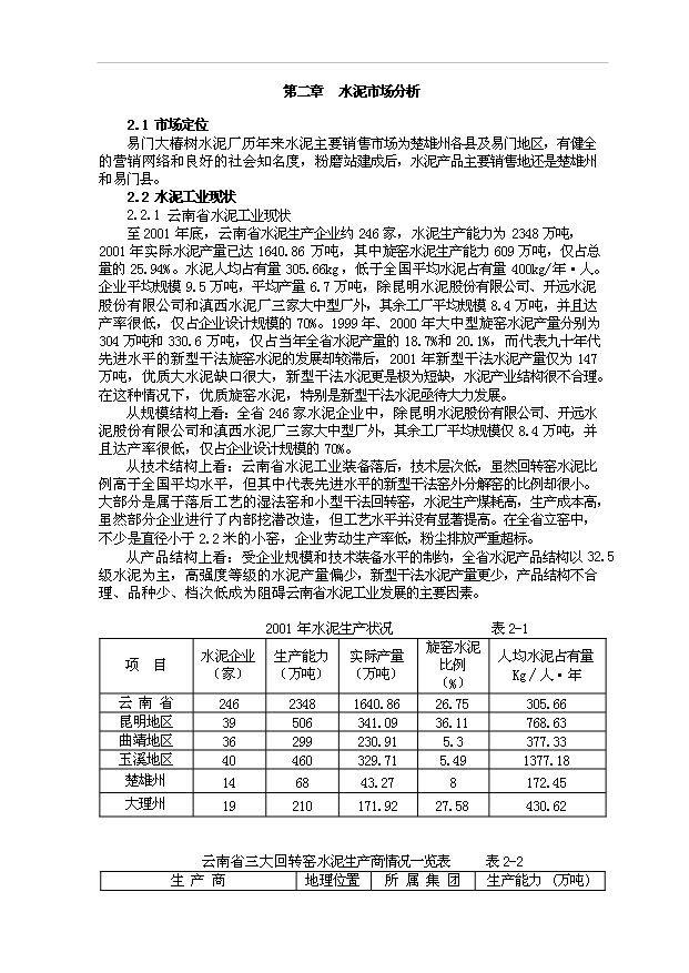 （項目成果）30萬噸水泥粉磨站項目可行性論證申報材料（華經縱橫）