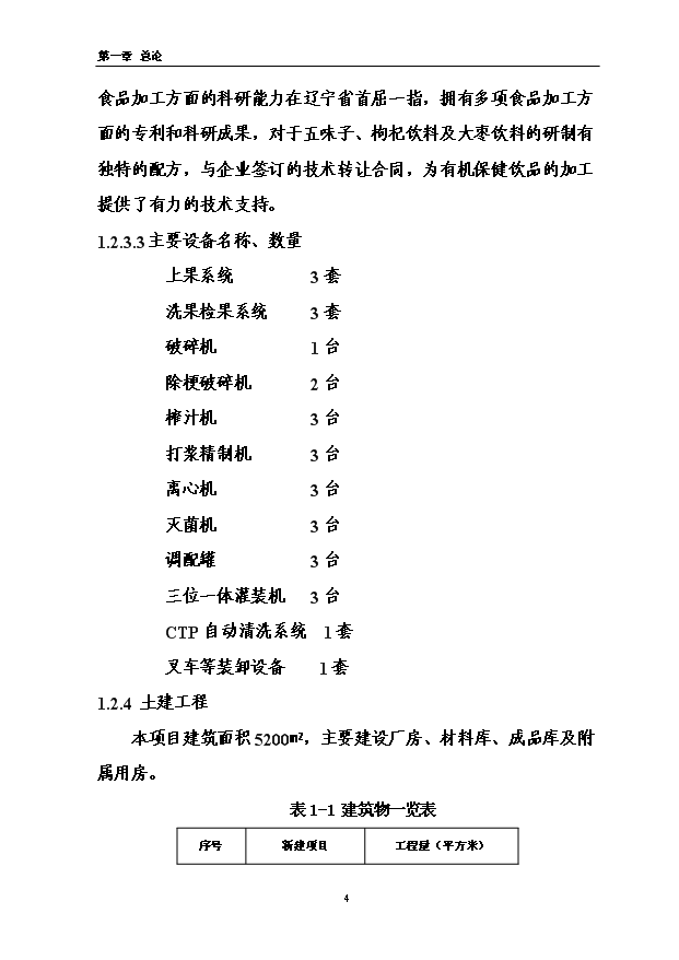 （項目成果）3萬噸功能型有機保健飲品加工項目可行性論證申報材料（華經縱橫）