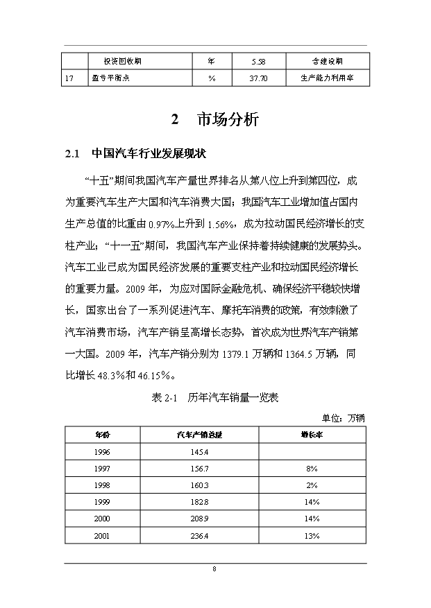 （項目成果）50萬套汽車零部件生產線技術改造項目可行性論證申報材料（華經縱橫）