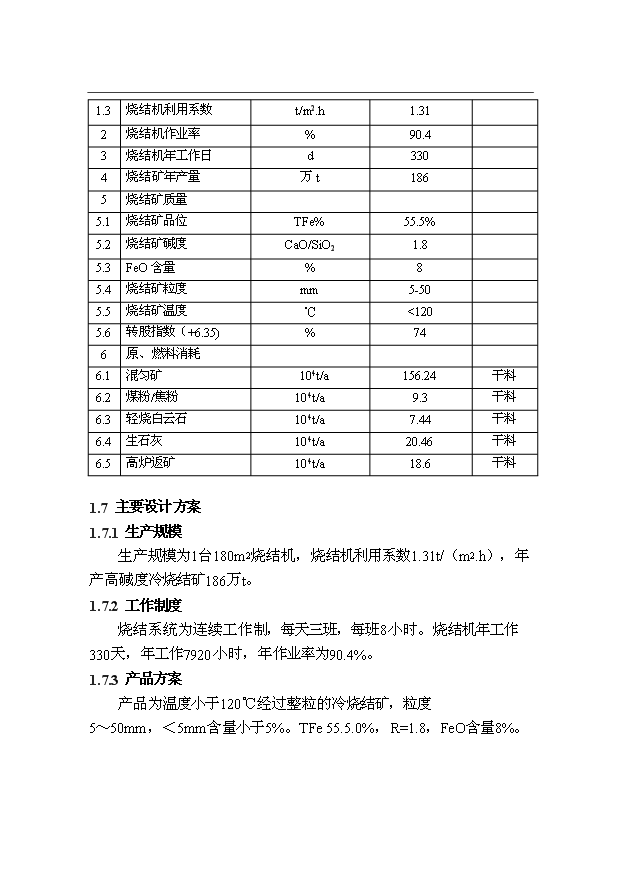 （項目成果）300萬噸優特鋼項目（一期）工程燒結系統項目可行性論證申報材料（華經縱橫）第7頁