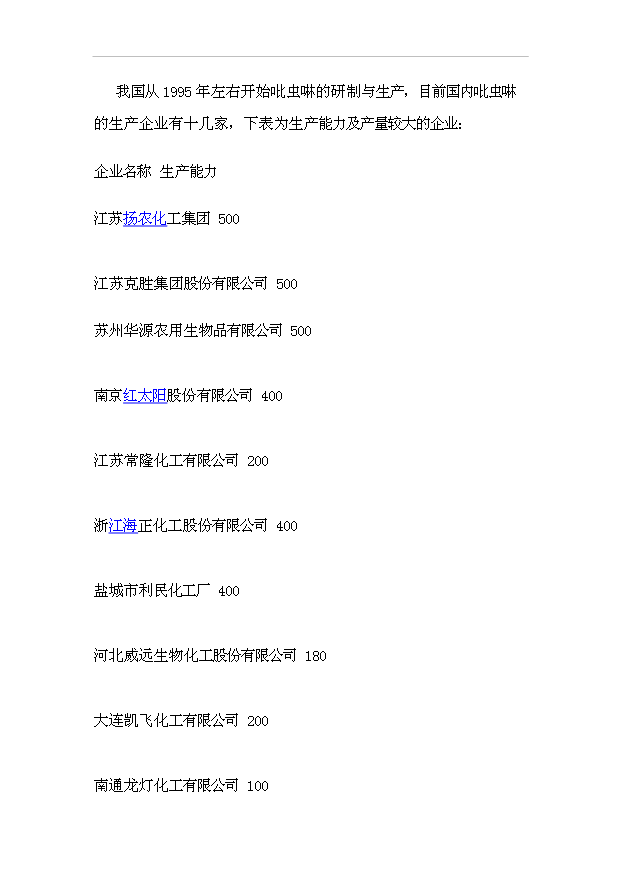 （項目成果）300噸吡蟲啉原藥項目可行性論證申報材料（華經縱橫）第7頁