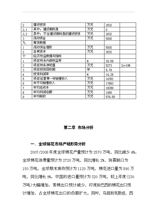 （項目成果）4百型棉花加工改造項目可行性論證申報材料（華經縱橫）
